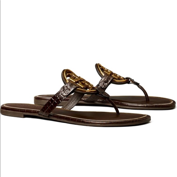 Brand new Tory Burch metal Miller sandal 🩴 - Picture 4 of 11